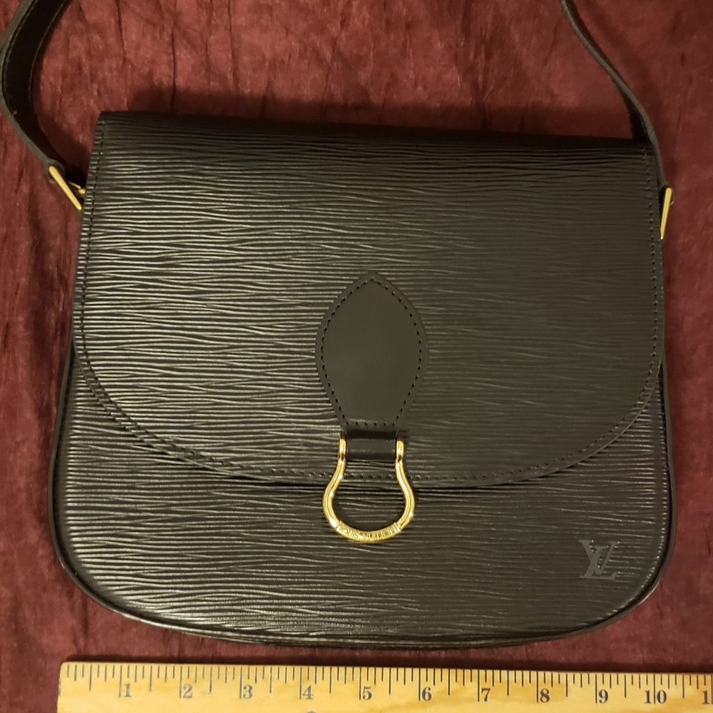 Authentic Louis Vuitton epi leather saddle bag black - Picture 11 of 14